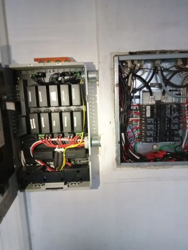 Electrical panel upgrade completed for Carbon Monoxide Detector Installation in Wolcott